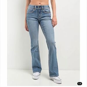 Zumiez Ninth Hall Alyssia Sapphire Bootcut Flare Jeans Size 6 Y2K